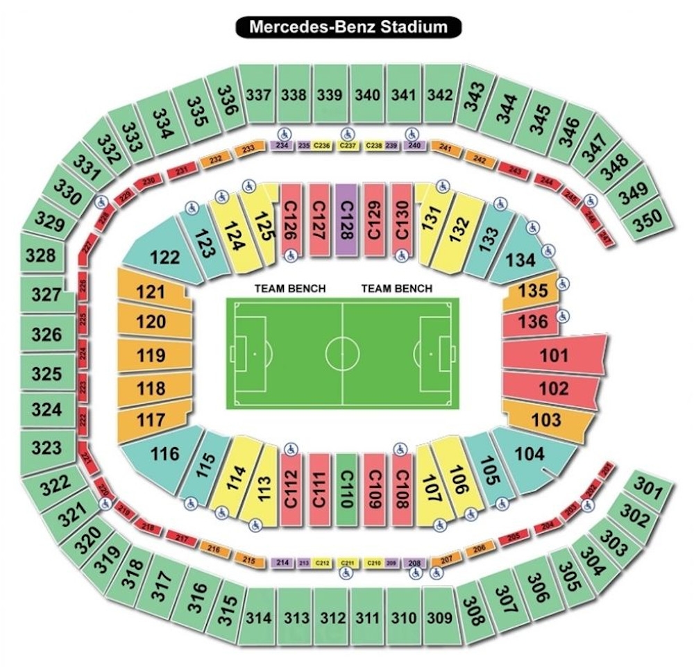 Stade Mercedes-Benz, Atlanta, États-Unis