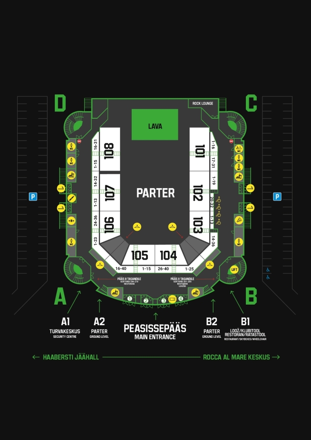 Unibet Arena Tallin, Estonia
