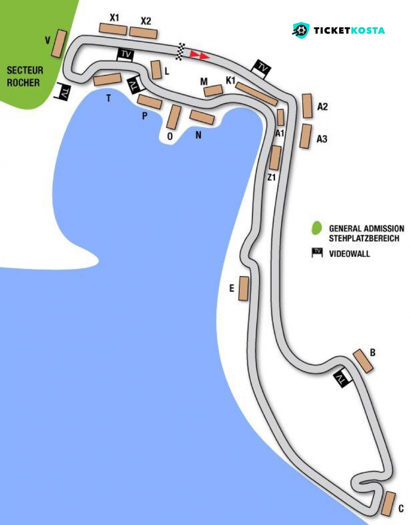 Circuit de Monaco, Monte Carlo