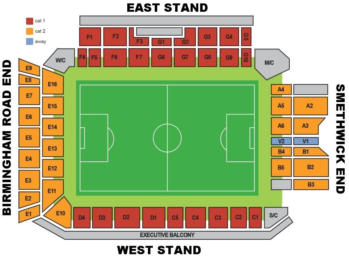 Os Hawthorns, West Bromwich, Inglaterra