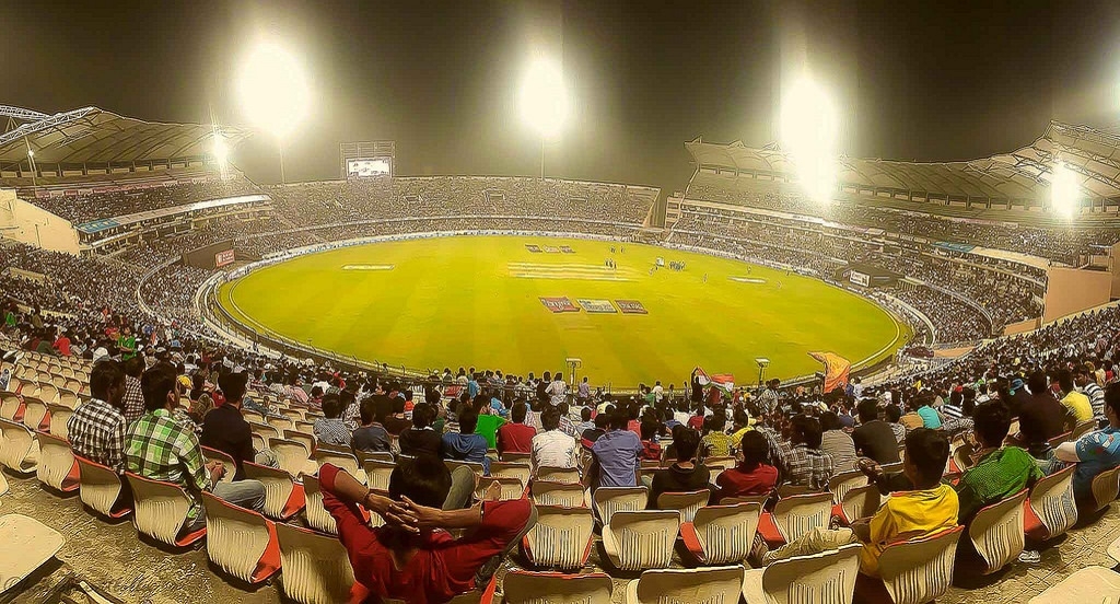 Стадион для крикета в Хайдарабаде, Индия