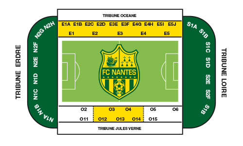 Stade de la Beaujoire, Nantes, France