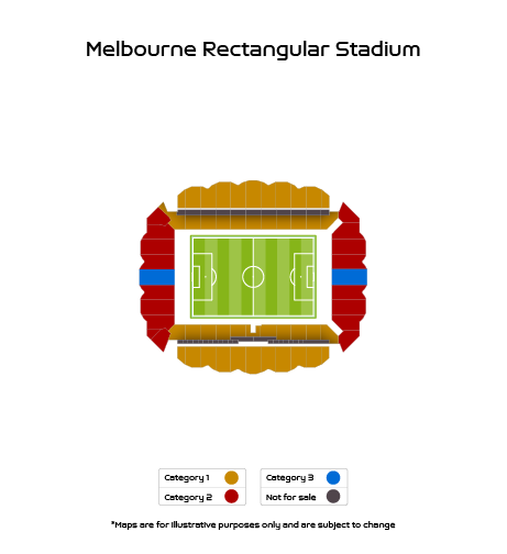 Stade rectangulaire de Melbourne, Australie