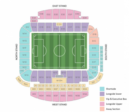 Amex Stadium, Brighton, Angleterre