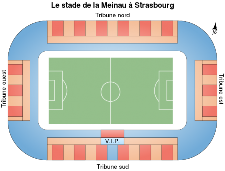 Стад де ла Мейнау, Страсбург, Франция