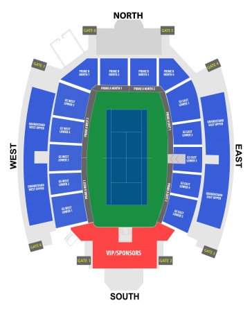 Dubai Tennisstadion, Dubai, Verenigde Arabische Emiraten