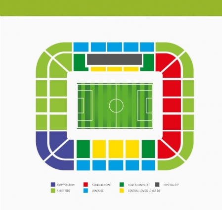 Borussia Park, Monchengladbach, Alemania