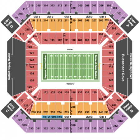 Raymond James Stadium, Tampa, Florida, USA