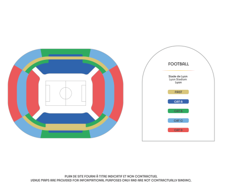 Estadio de Lyon, Francia
