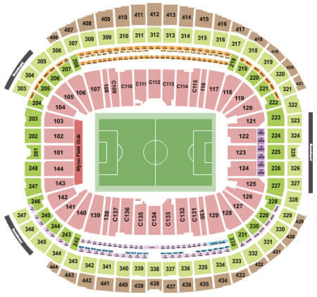 Allegiantstadion, Paradise, VS