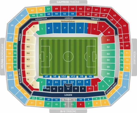Eurocopa 2024 Veltins Arena, Gelsenkirchen, Alemania