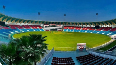 Stade de cricket d'Ekana, Lucknow, Inde