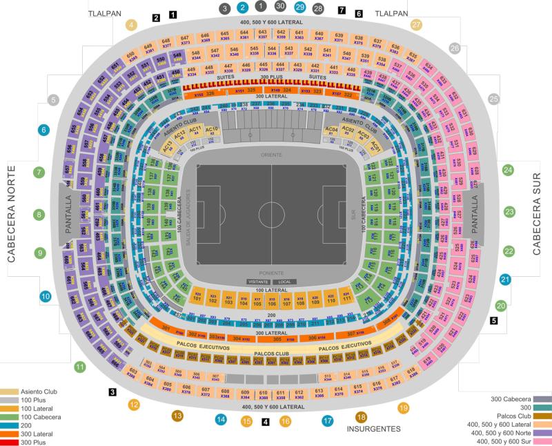 Estadio Azteca, Mexiko-Stadt, Mexiko