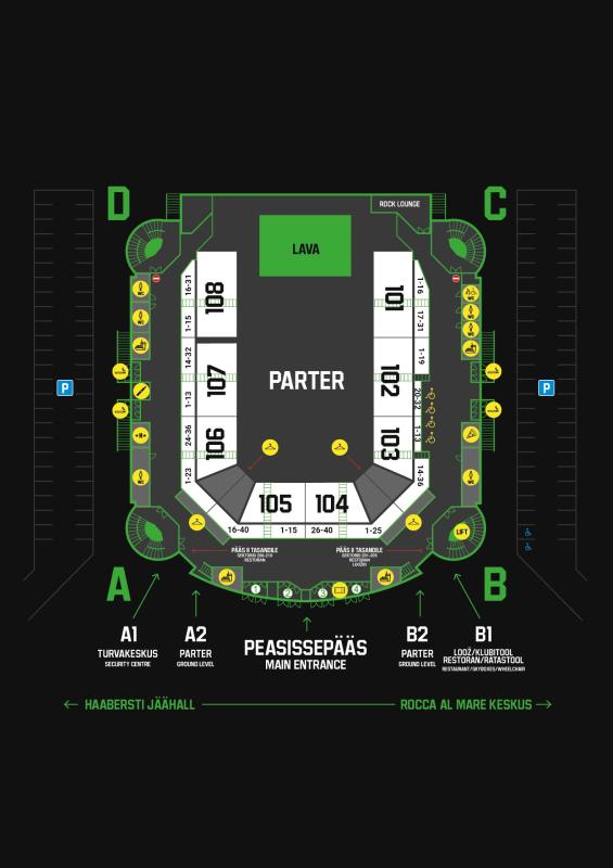 Unibet Arena Tallinn, Estonie