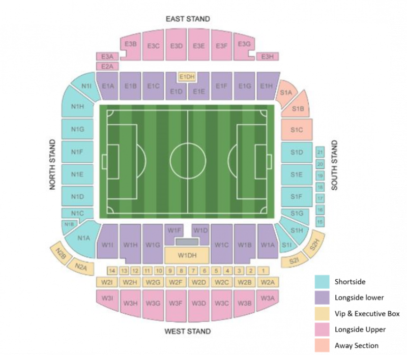 Amex Stadium, Brighton, Angleterre