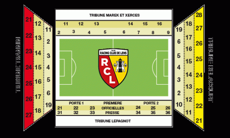 Stade Bollaert-Delelis, Lens, France