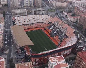 Estadio de Mestalla, Valencia, Espana