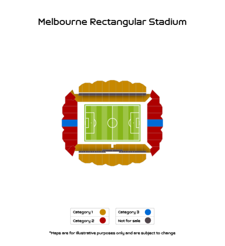 Stade rectangulaire de Melbourne, Australie